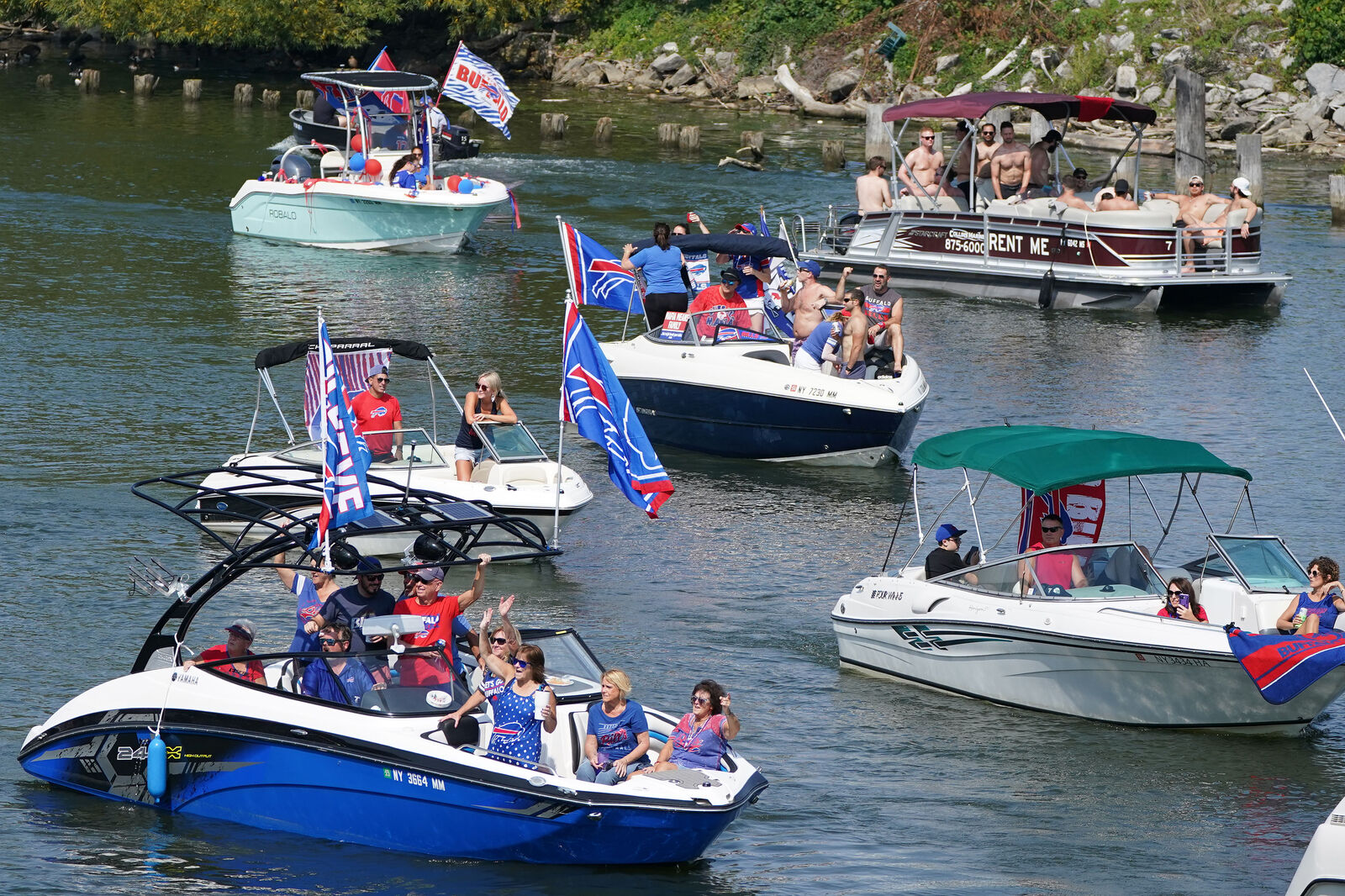 Bills Mafia Boat Parade